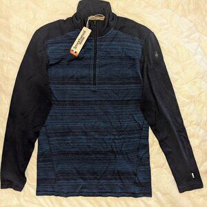 Smartwool Men's Classic Thermal Merino Base Layer 1/4 Zip, Large
